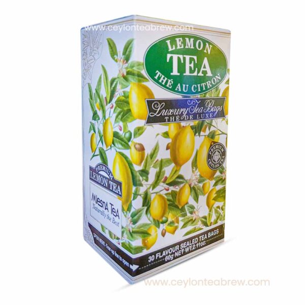 Mlesna Ceylon Black luxury tea bags Lemon flavored tea