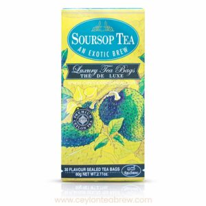 Mlesna Ceylon Black luxury tea bags with Soursop flavor an exotic brew