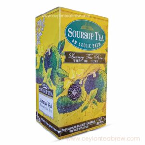 Mlesna Ceylon Black luxury tea bags with Soursop flavor an exotic brew