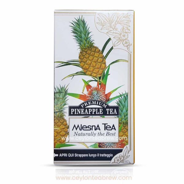 Mlesna Ceylon Black luxury tea bags with pineapple flavor