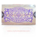 Mlesna Ceylon loose leaf tea with blackcurrant extracts in wooden box