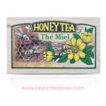 Mlesna Ceylon loose leaf tea with Honey the miel wooden box