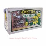 Mlesna Ceylon loose leaf tea with Honey the miel wooden box