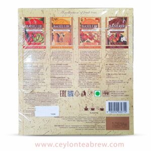 Basilur magic assorted black fruits teas bags
