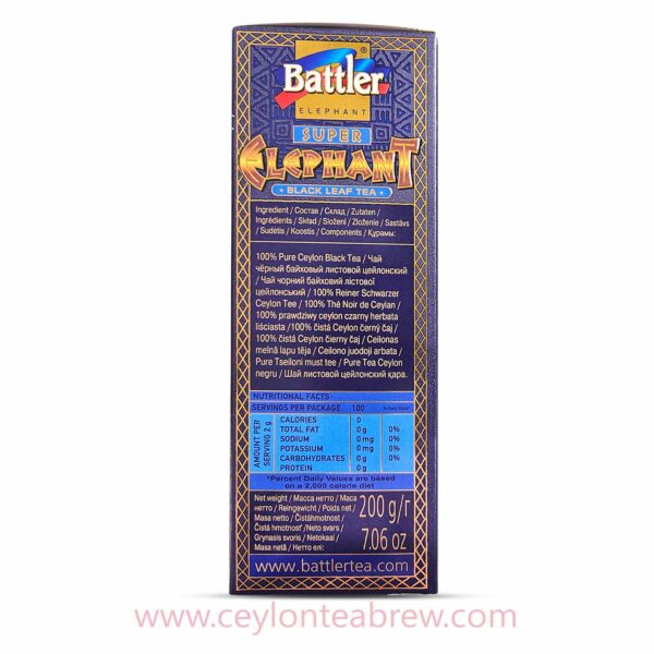 Battler Ceylon tea Pekoe loose leaf tea